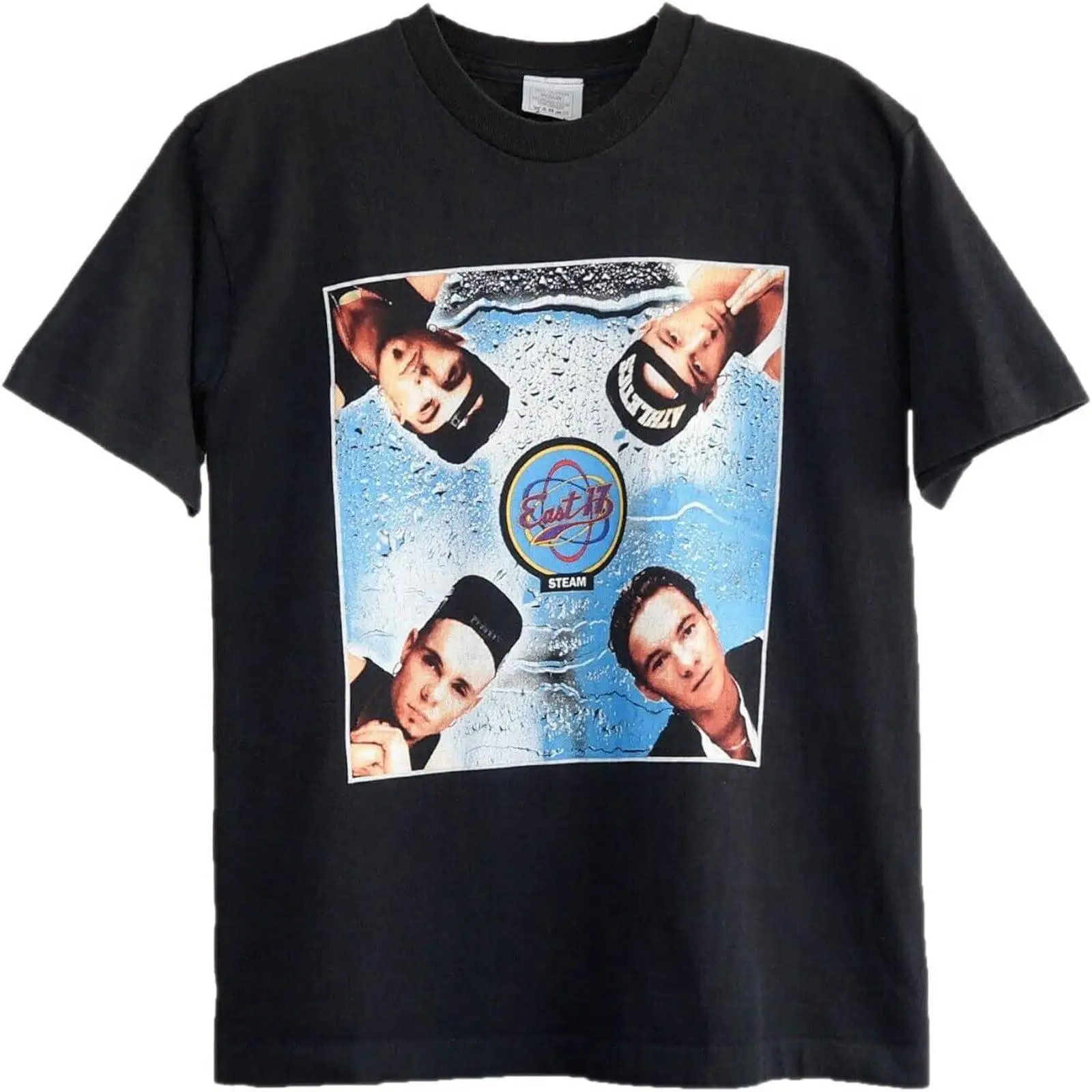 Men'S Fashion Uk - เสื้อยืดผู้ชายลายวงดนตรี Vintage East 17 Steam Boy