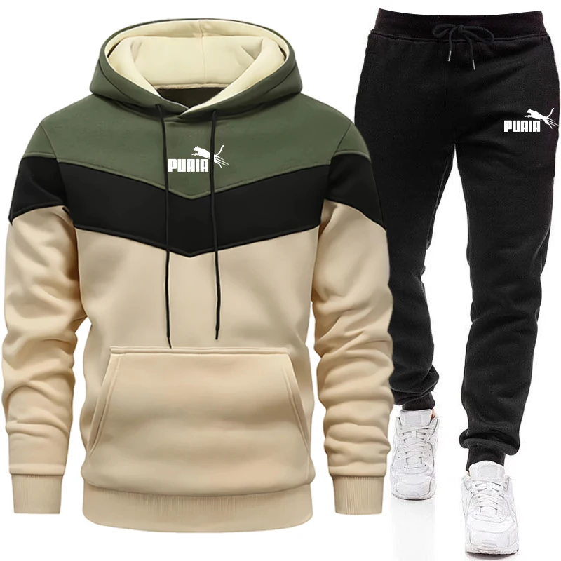 Mens Fashion Casual Outfits - ชุดผู้ชาย/เสื้อฮู้ด/กางเกง ฤดูใบไม้ร่วง-ฤดูหนาว 2026 แฟชั่นลำลองสำหรับทุกวัน ชุดกีฬา เสื้อฮู้ดและกางเกงวอร์ม