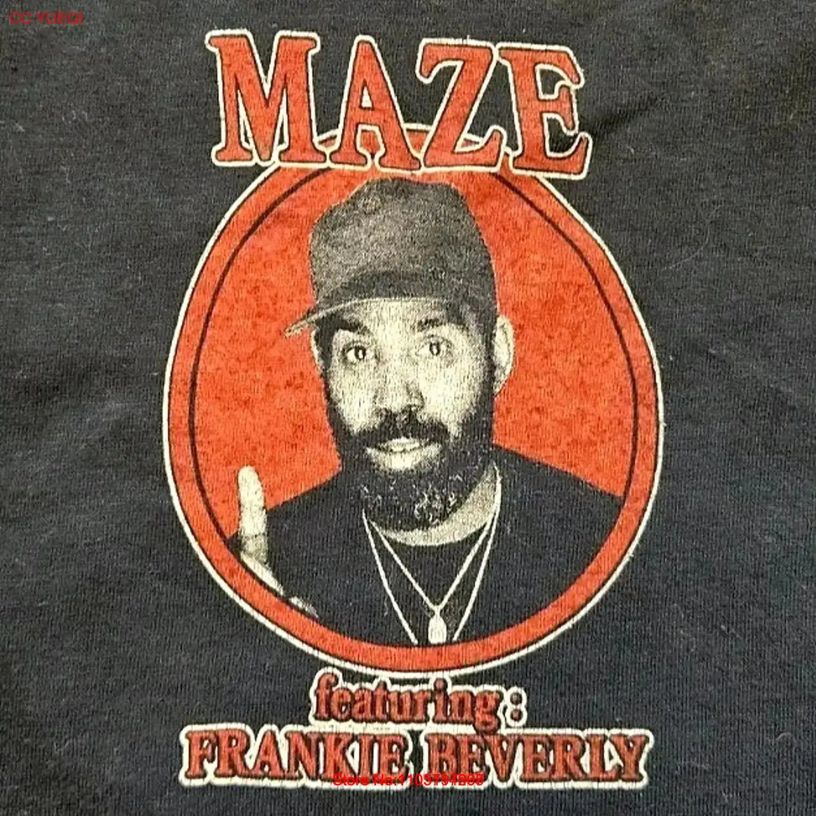Mens Fashion In The 80S - เสื้อยืดวินเทจยุค 80 ลาย R&B Maze พร้อมลาย