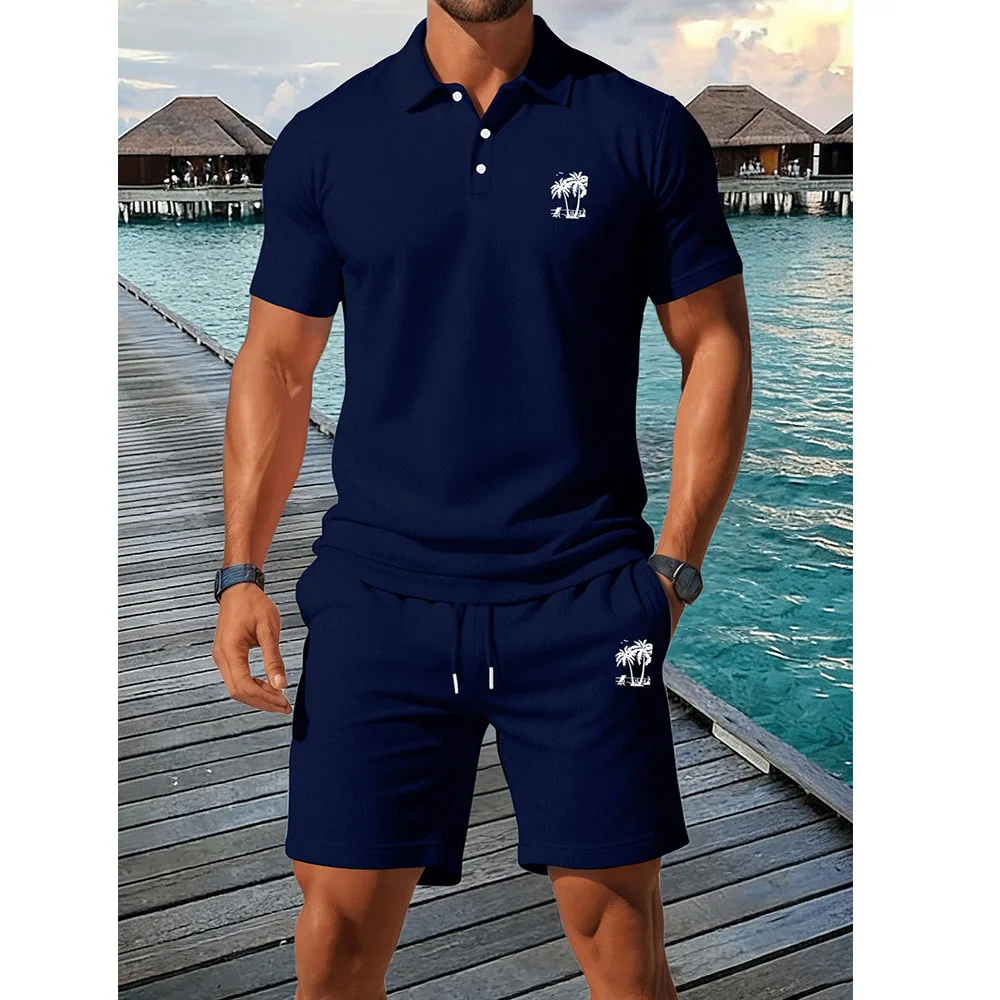 Men'S Fashion Polo Shirt - ชุดเสื้อโปโลผู้ชายใหม่สำหรับฤดูร้อน สไตล์ลำลอง สปอร์ต เท่ ทันสมัย ทรงเข้ารูป