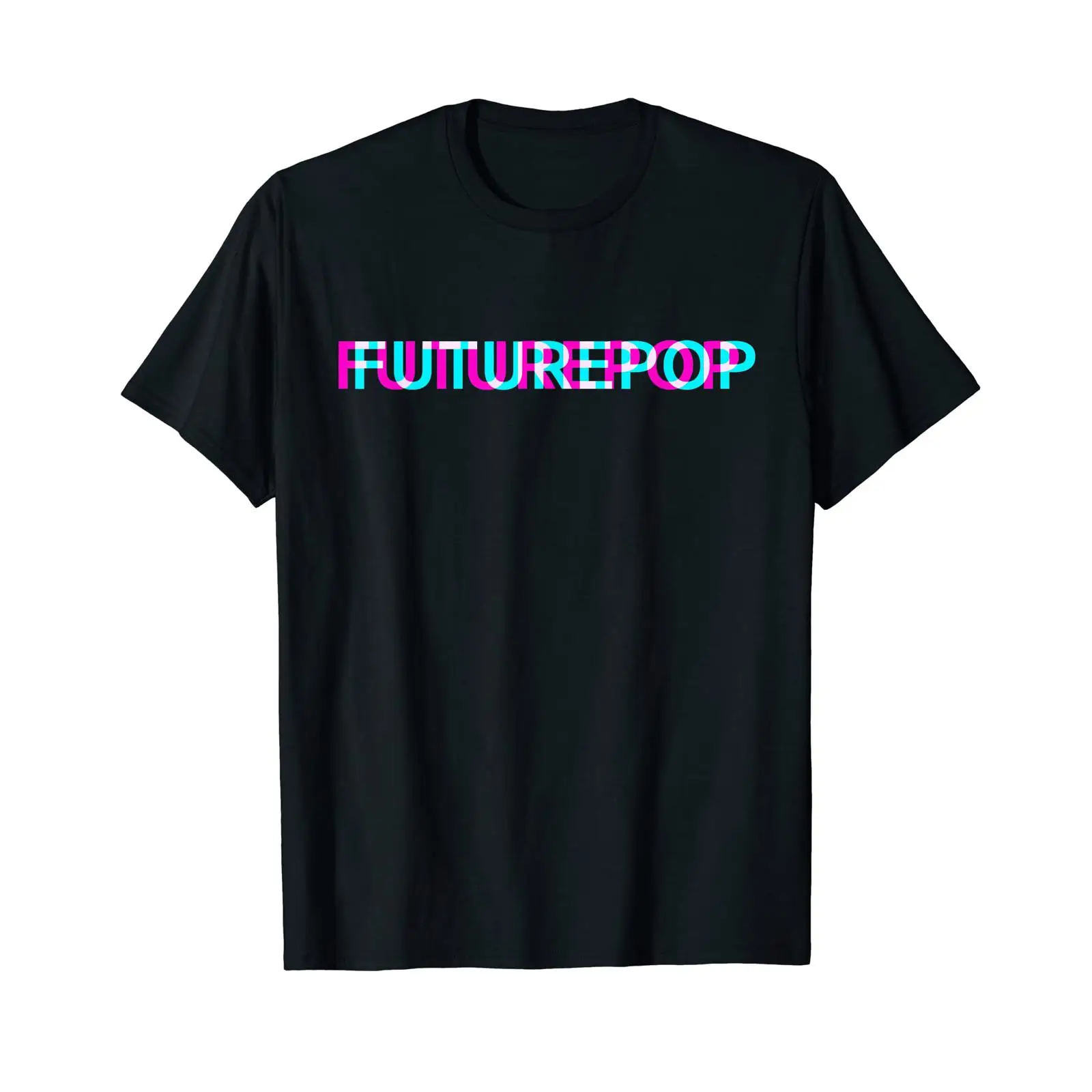 Men'S Fashion Genres - เสื้อยืดลายกราฟิกแนว Futurepop Music Genre Glitch Art