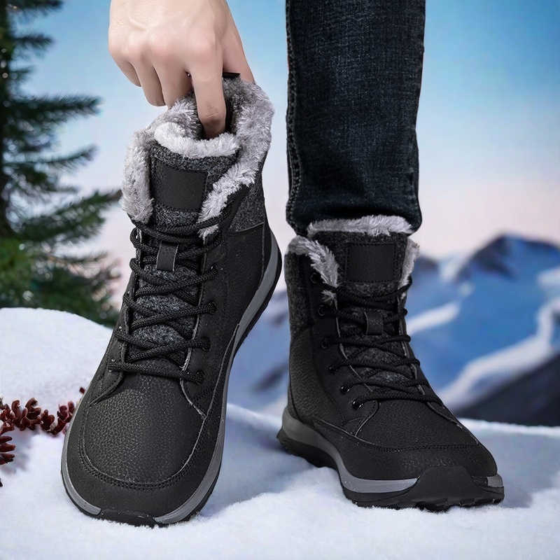 Casual Sneakers Men - รองเท้าผ้าใบหุ้มข้อสูงประสิทธิภาพสูงสำหรับผู้ชาย รองเท้าผ้าใบหรูหราแบบทอ รองเท้าผู้ชายสำหรับฤดูร้อน รองเท้าผ้าใบสีดำลำลอง รองเท้ากีฬาเทนนิสสำหรับผู้ชาย