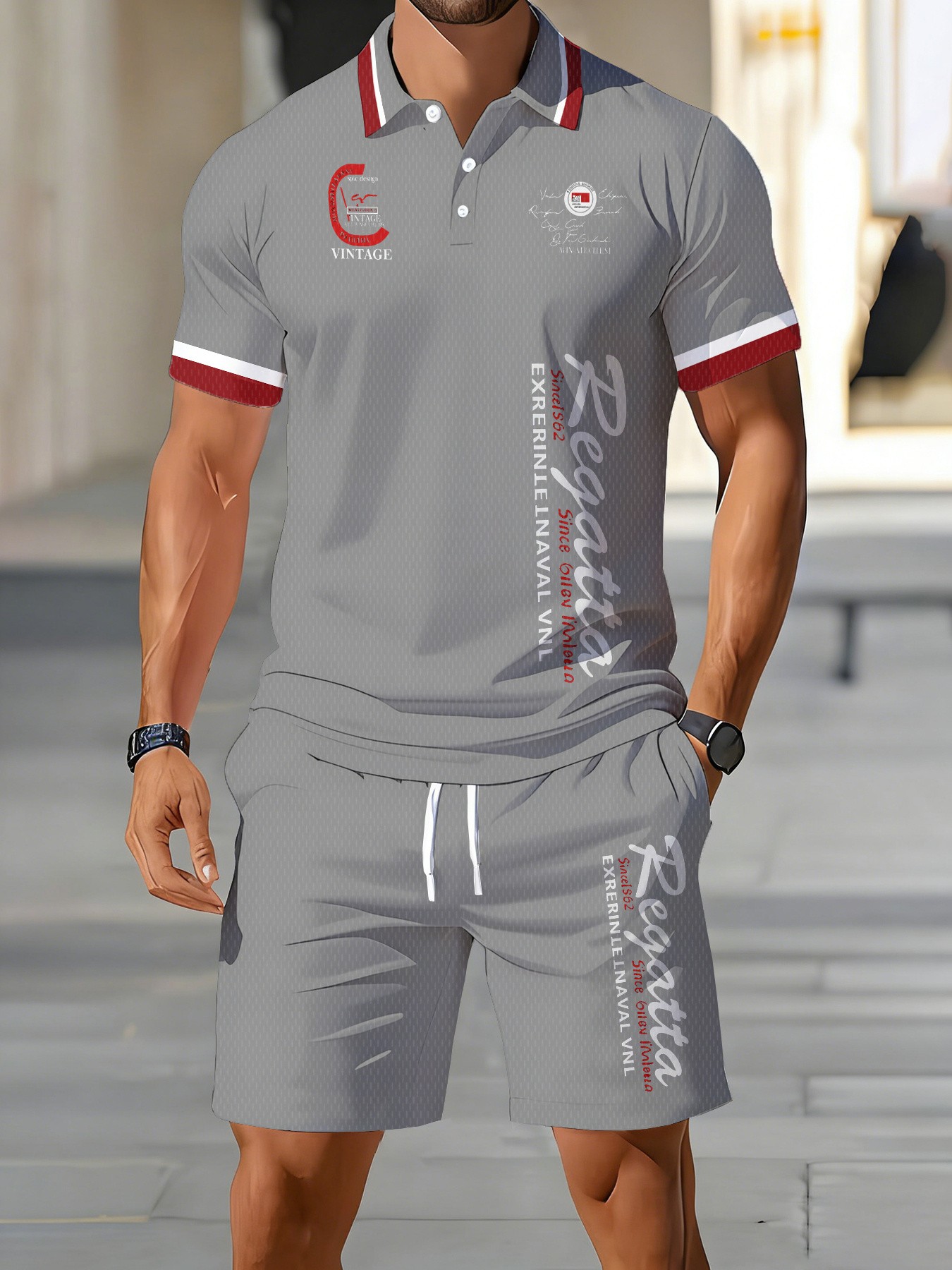 Men'S Fashion Polo Shirt - ชุดเสื้อโปโลผู้ชายใหม่ประจำฤดูร้อนปี 2026 - แฟชั่นลำลองสไตล์สตรีท สวมใส่สบาย นุ่ม