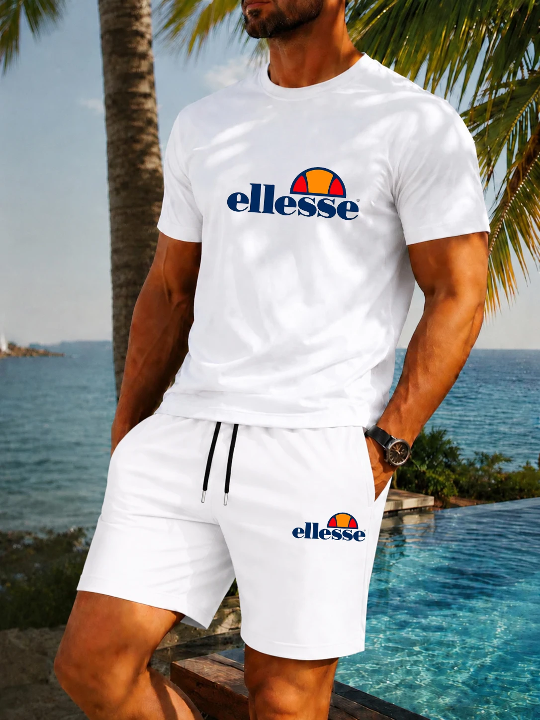 เสื้อยืดคอกลมผู้ชายสไตล์คลาสสิ - Mens Fashion Clothes บทวิจารณ์และราคา