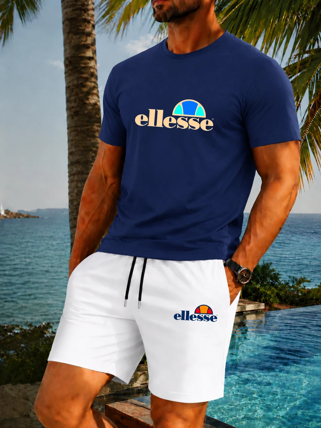 เสื้อยืดคอกลมผู้ชายสไตล์คลาสสิ - Mens Fashion Clothes บทวิจารณ์และราคา