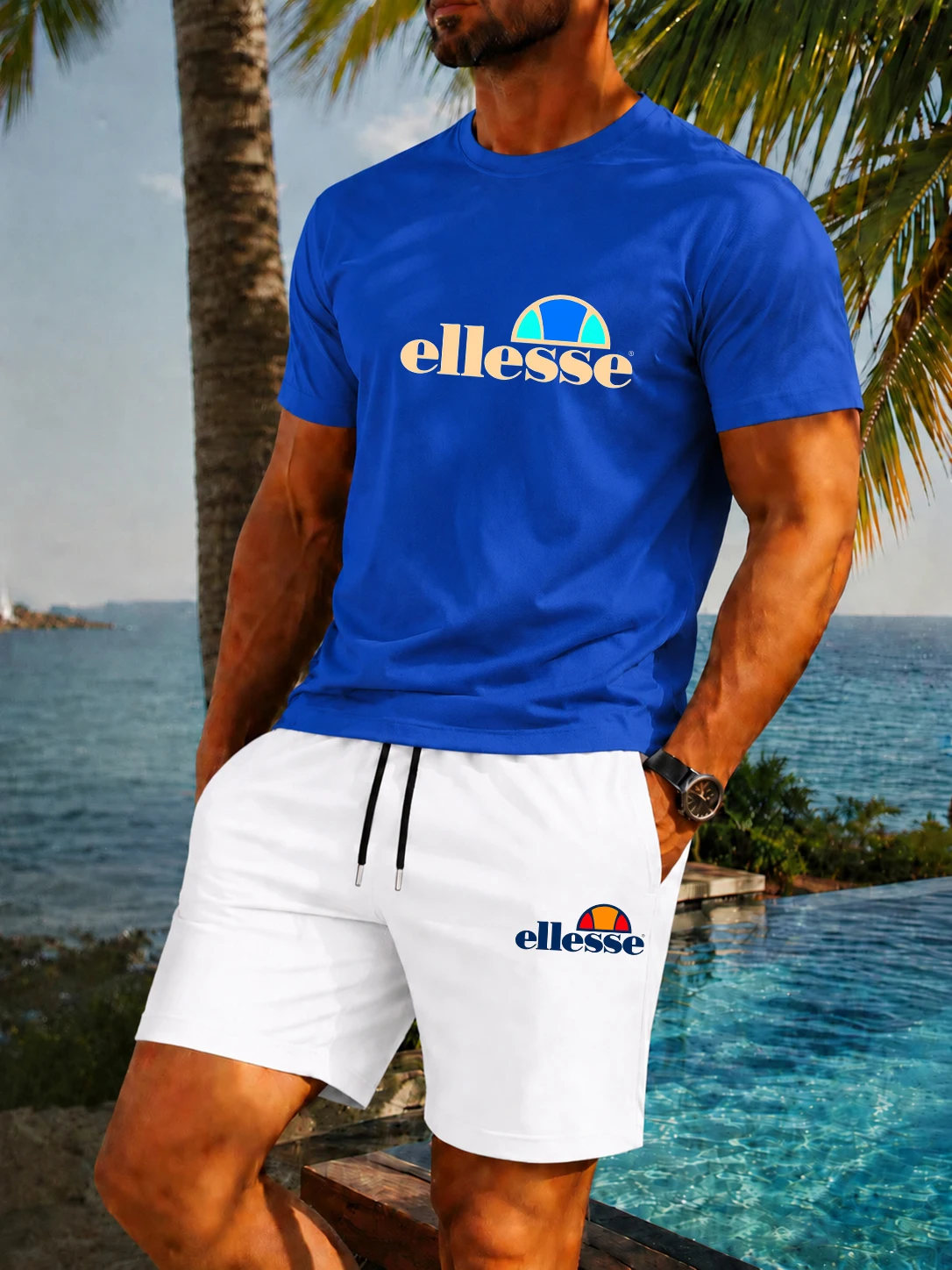 เสื้อยืดคอกลมผู้ชายสไตล์คลาสสิ - Mens Fashion Clothes บทวิจารณ์และราคา