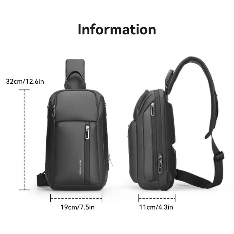 มาร์ค ไรเดนกระเป๋าคาดหน้าอกอเน - Crossbody Bag Men บทวิจารณ์และราคา