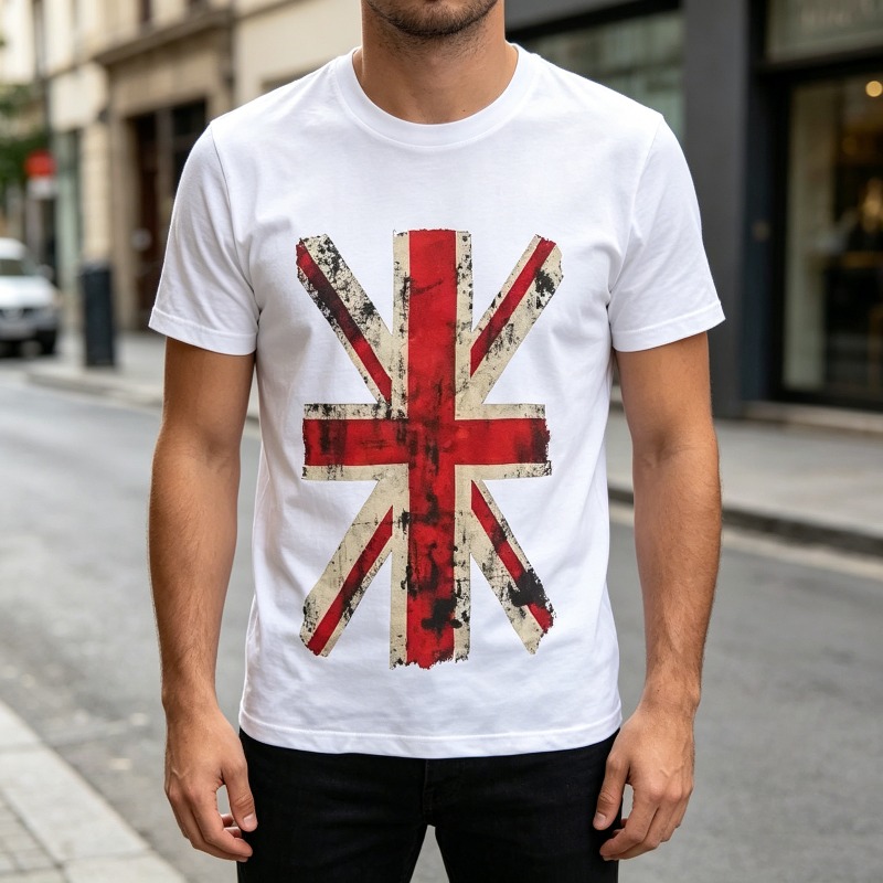 ยูเนี่ยนแจ็คเสื้อยืดกราฟิกวินเ - Men'S Fashion Uk บทวิจารณ์และราคา