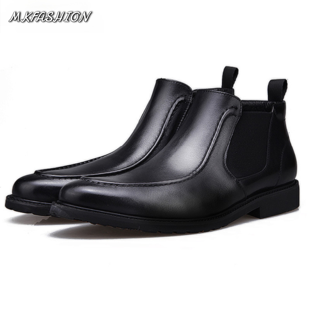 รองเท้าบูทข้อเท้าแฟชั่นผู้ชาย  - Men'S Fashion Line บทวิจารณ์และราคา