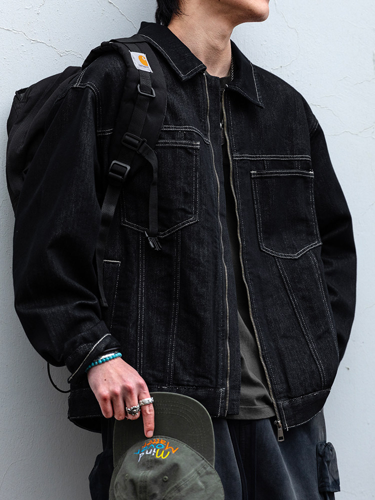 แจ็คเก็ตยีนส์สไตล์อเมริกันวินเ - Denim Jacket Vintage บทวิจารณ์และราคา