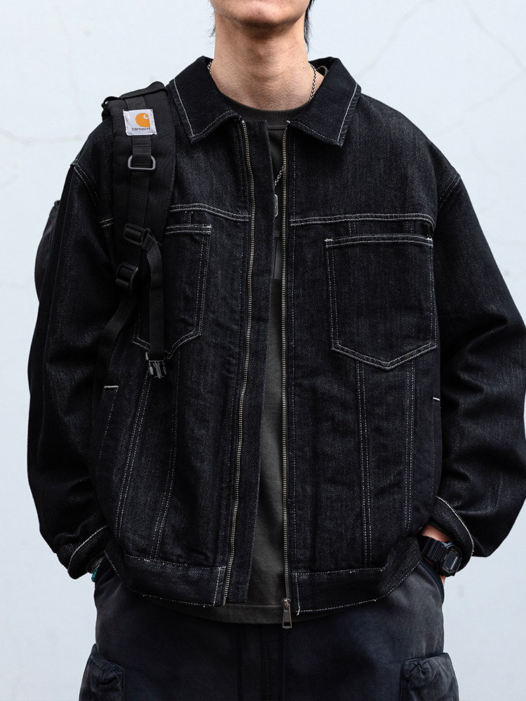 แจ็คเก็ตยีนส์สไตล์อเมริกันวินเ - Denim Jacket Vintage บทวิจารณ์และราคา
