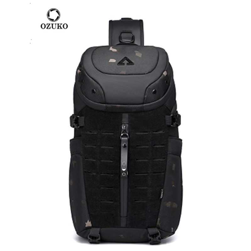 กระเป๋าคาดอก Ozuko กระเป๋าคาดล - Crossbody Bag Men บทวิจารณ์และราคา