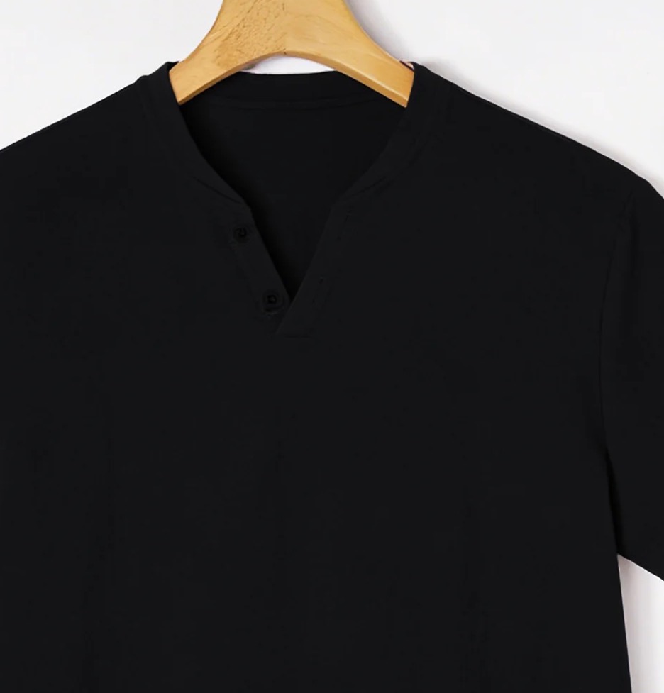 เสื้อยืดแขนสั้นเฮนลีย์สีดำสุดห - Linen Shirt Summer บทวิจารณ์และราคา