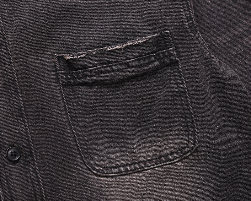 เสื้อแจ็คเก็ตยีนส์ขาดๆ สไตล์สต - Denim Jacket Vintage บทวิจารณ์และราคา