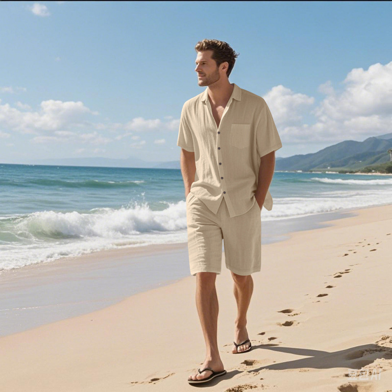 ชุดเสื้อเชิ้ตคอปกผ้าลินินผสมแล - Linen Shirt Summer บทวิจารณ์และราคา