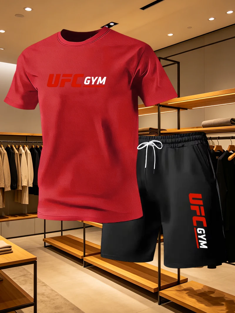 ชุดเสื้อยืดและกางเกงขาสั้นแฟชั - Mens Fashion Clothes บทวิจารณ์และราคา
