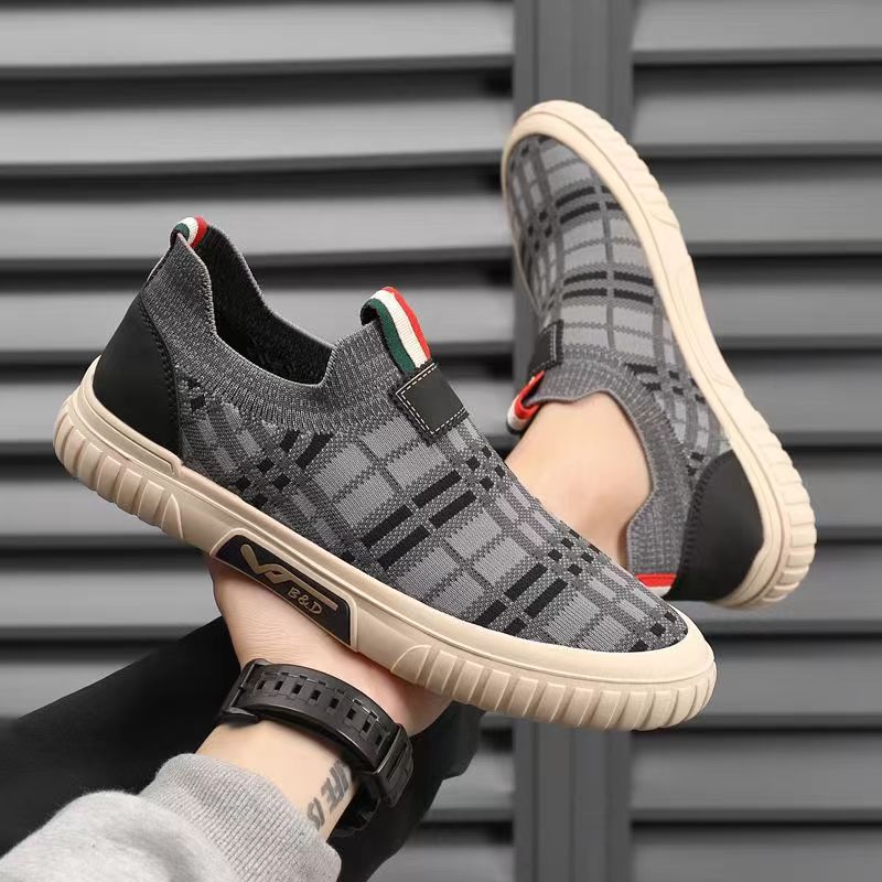 รองเท้าผ้าใบแบบสวมสำหรับผู้ชาย - Casual Sneakers Men บทวิจารณ์และราคา