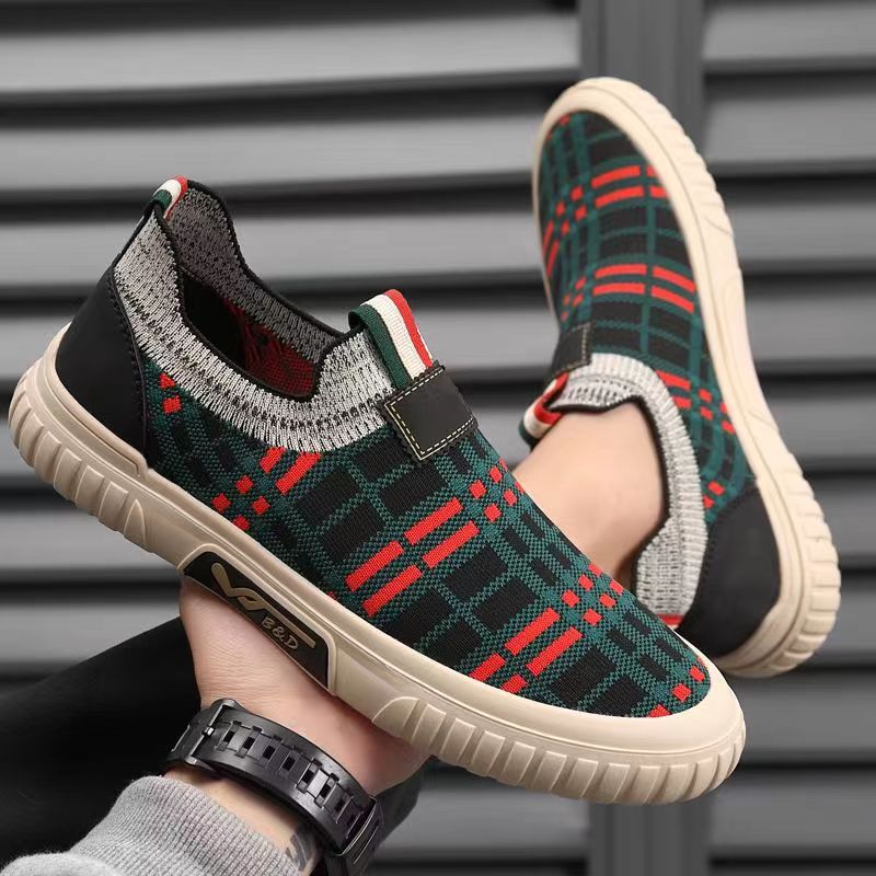 รองเท้าผ้าใบแบบสวมสำหรับผู้ชาย - Casual Sneakers Men บทวิจารณ์และราคา