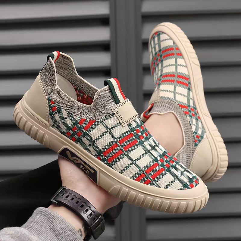 รองเท้าผ้าใบแบบสวมสำหรับผู้ชาย - Casual Sneakers Men บทวิจารณ์และราคา