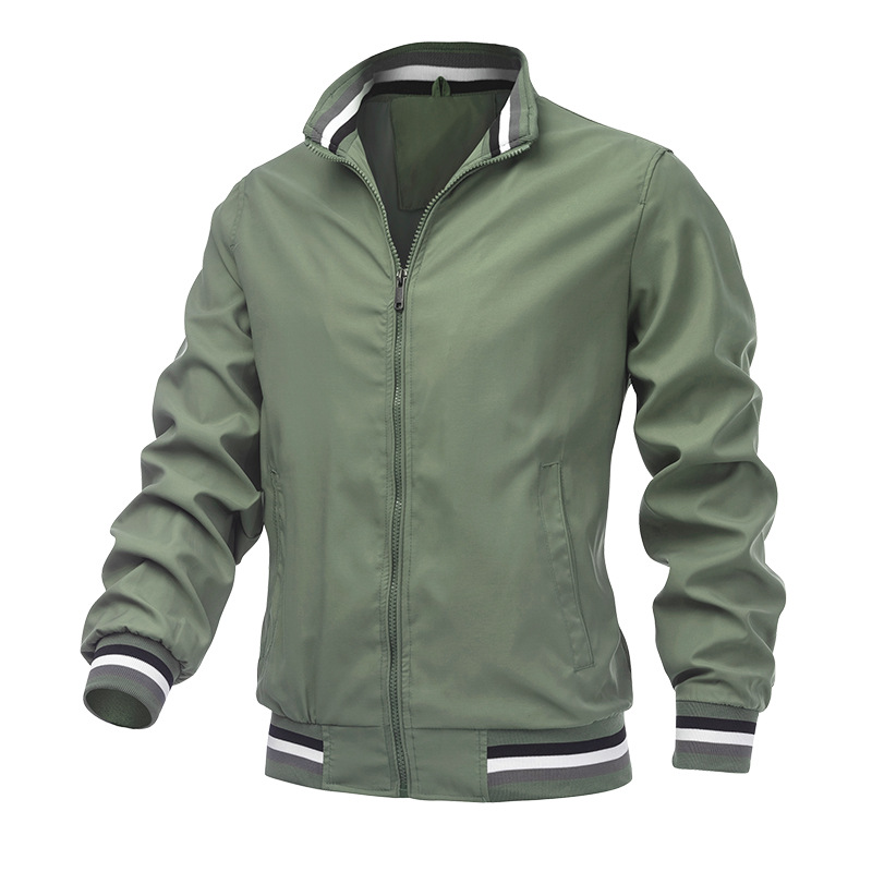 ฤดูใบไม้ผลิฤดูใบไม้ร่วงเสื้อแจ - Bomber Jacket Men บทวิจารณ์และราคา
