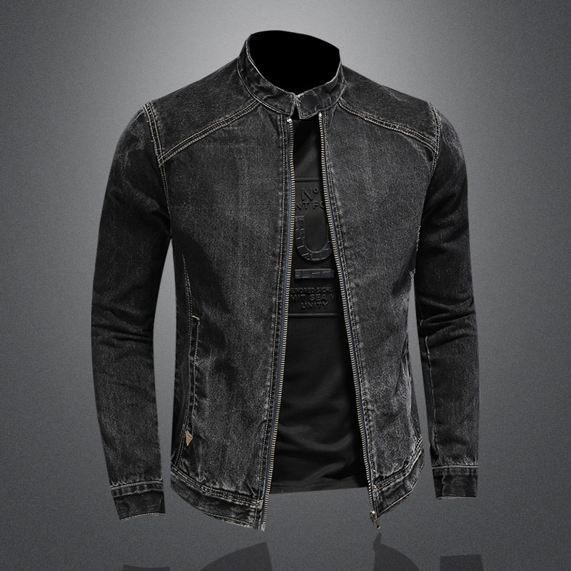 แจ็กเก็ตนักบินคอตั้งสไตล์วินเท - Bomber Jacket Men บทวิจารณ์และราคา