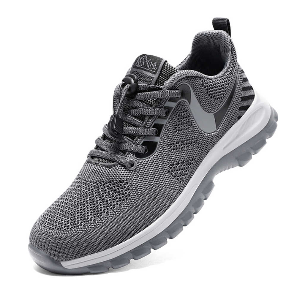 รองเท้าผ้าถักกันลื่นผู้ชาย ไซส - Casual Sneakers Men บทวิจารณ์และราคา
