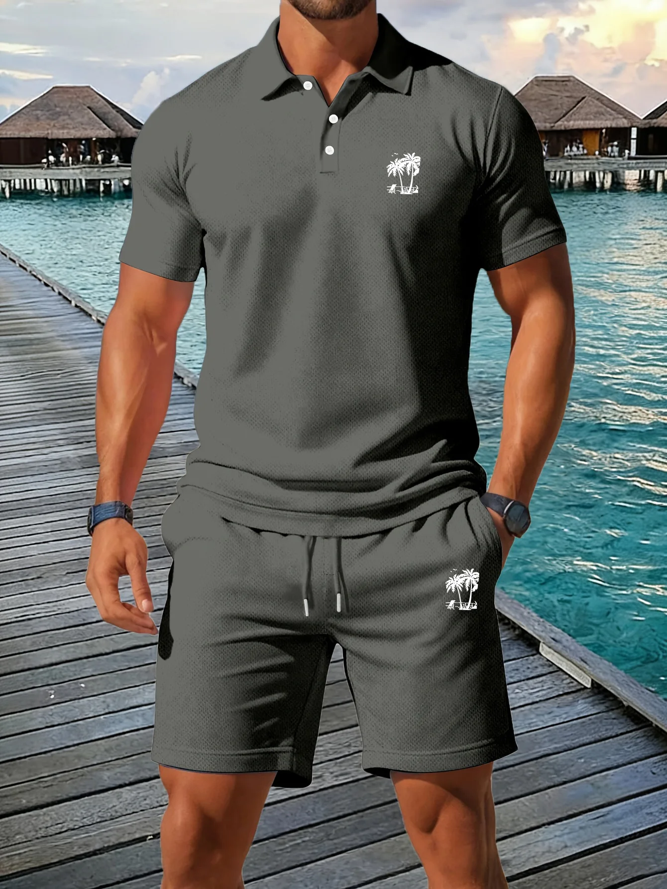 ชุดเสื้อโปโลผู้ชายใหม่สำหรับฤด - Men'S Fashion Polo Shirt บทวิจารณ์และราคา