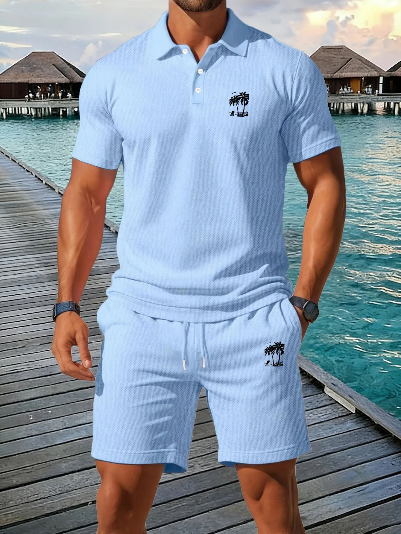 ชุดเสื้อโปโลผู้ชายใหม่สำหรับฤด - Men'S Fashion Polo Shirt บทวิจารณ์และราคา