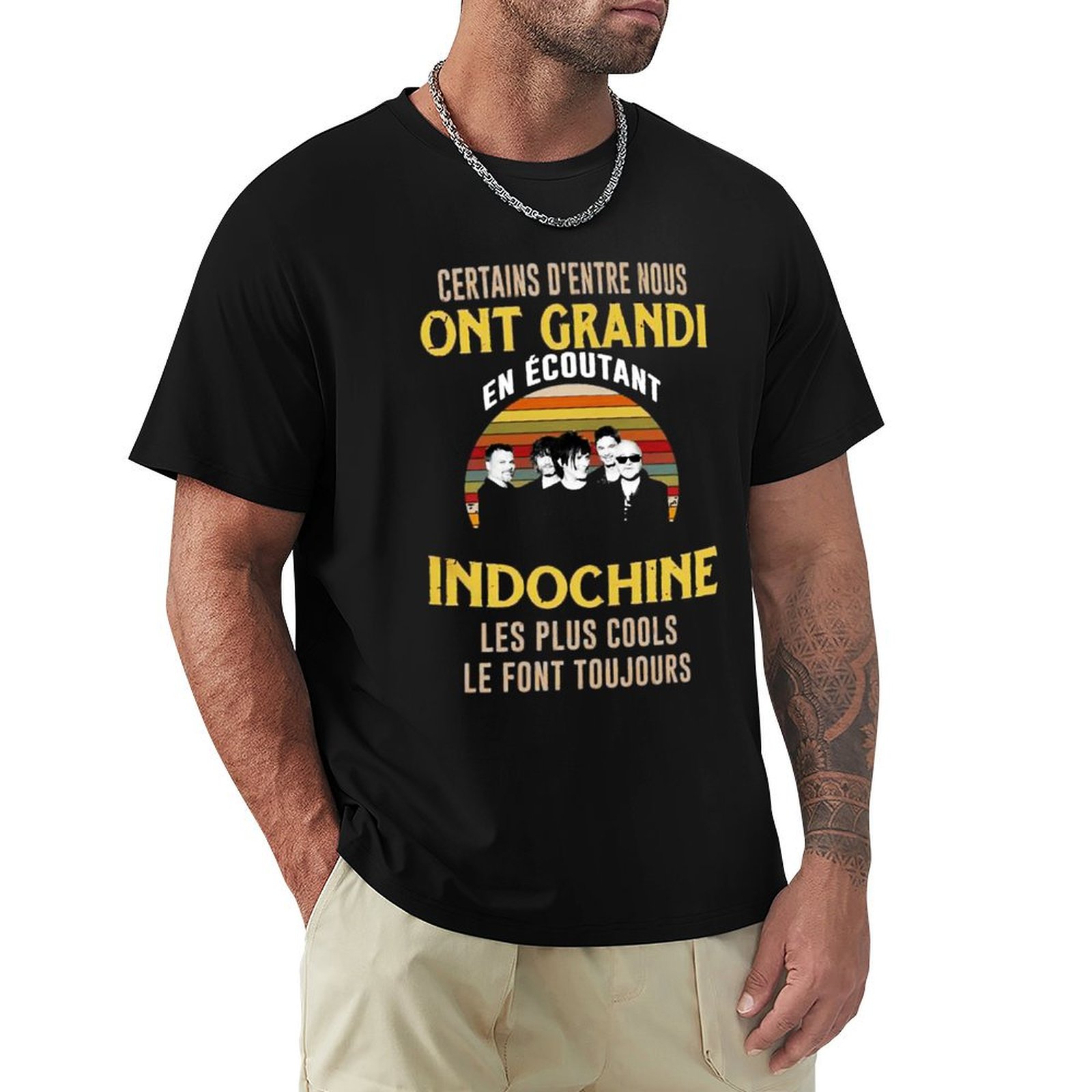 โลโก้วงดนตรี Indochine band lo - Men'S Fashion Genres บทวิจารณ์และราคา
