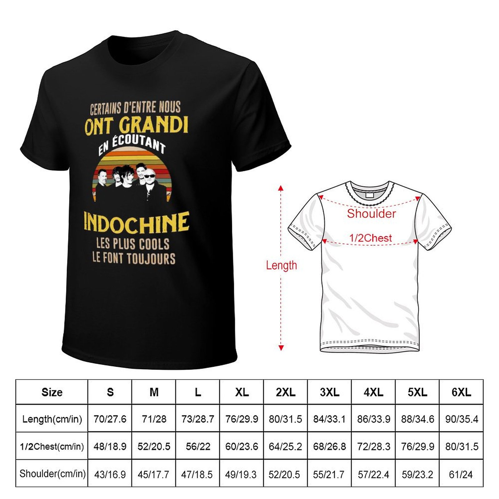 โลโก้วงดนตรี Indochine band lo - Men'S Fashion Genres บทวิจารณ์และราคา