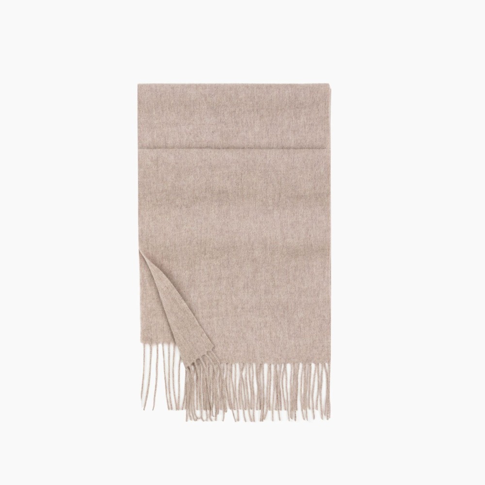 ผ้าพันคอขนสัตว์แท้ 100% สีพื้น - Men Scarf Wool บทวิจารณ์และราคา