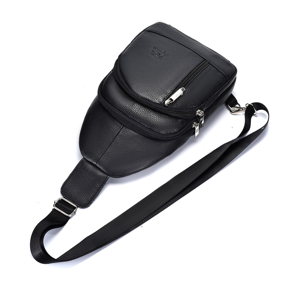 กระเป๋าคาดหน้าอกหนังแท้สำหรับผ - Crossbody Bag Men บทวิจารณ์และราคา