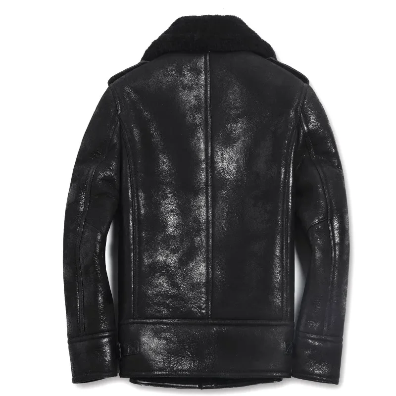 YOLANFAIRY ของแท้หนังแจ็คเก็ตผ - Bomber Jacket Men บทวิจารณ์และราคา