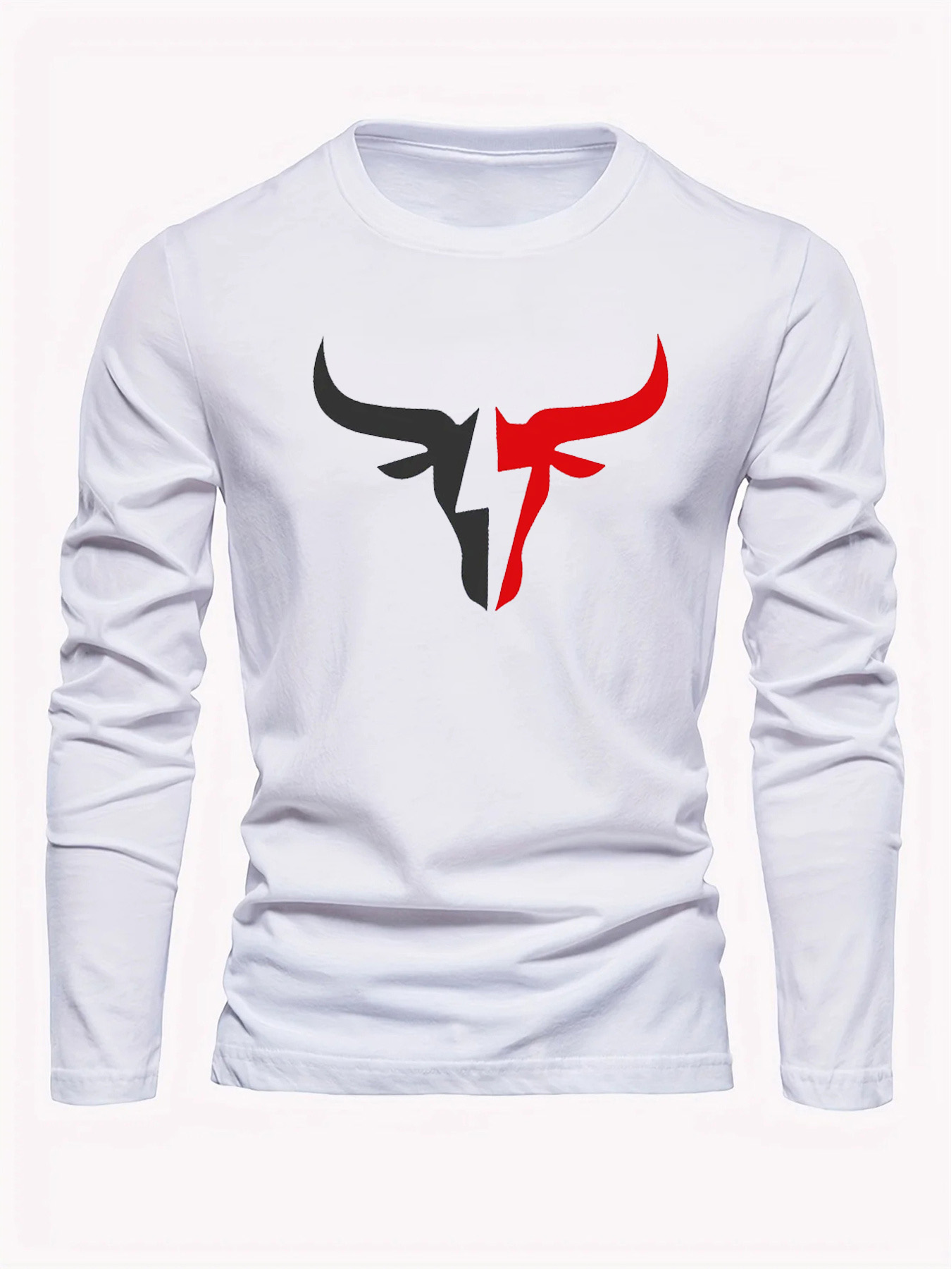 เสื้อยืดแขนยาวผู้ชายสีพื้นเรีย - Mens Fashion Casual Outfits บทวิจารณ์และราคา