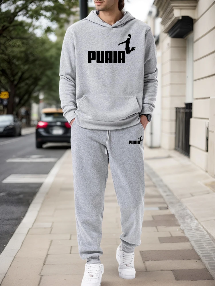 ชุดเซ็ตผู้ชาย/เสื้อฮู้ด/กางเกง - Mens Fashion Casual Outfits บทวิจารณ์และราคา