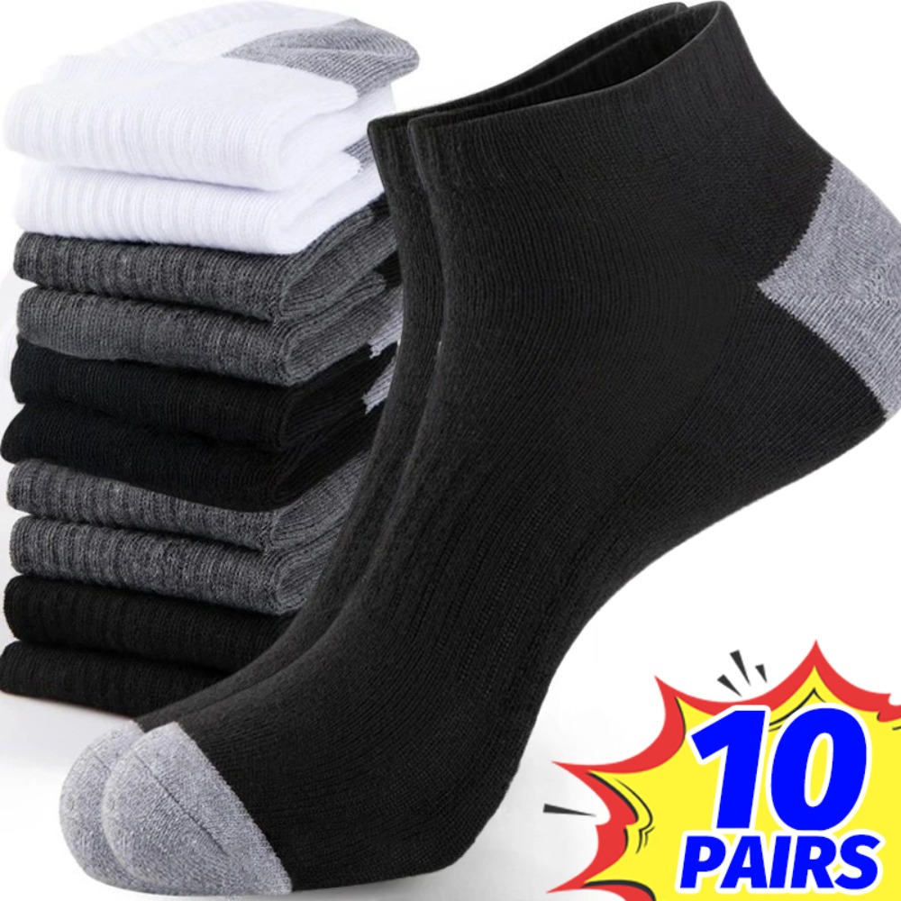 ถุงเท้าผู้ชายระบายอากาศได้ดี 1 - Socks Ankle Men บทวิจารณ์และราคา