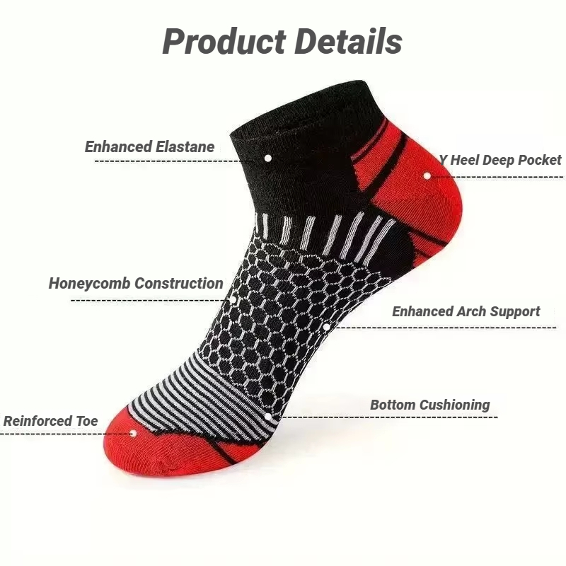 ถุงเท้ากีฬาข้อสั้นสำหรับผู้ชาย - Socks Ankle Men บทวิจารณ์และราคา