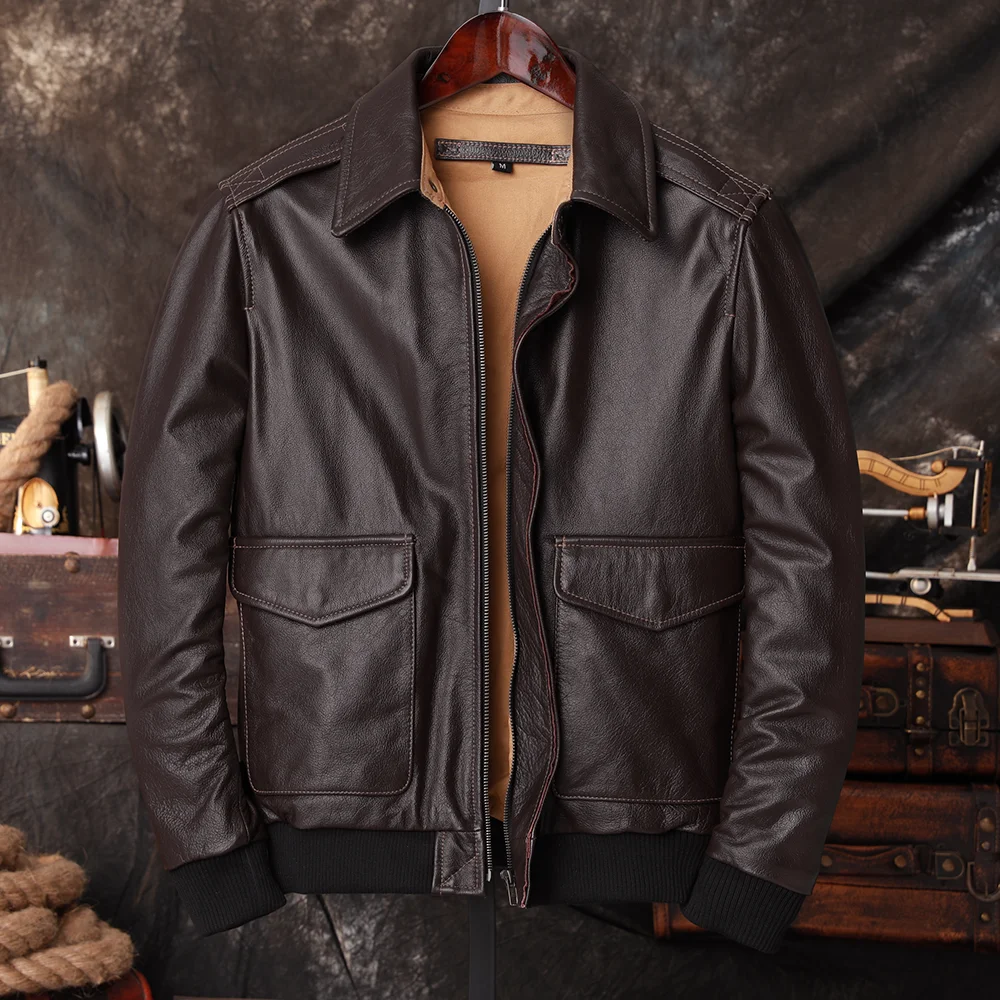 เสื้อแจ็คเก็ตนักบิน Bomber A2  - Bomber Jacket Men บทวิจารณ์และราคา