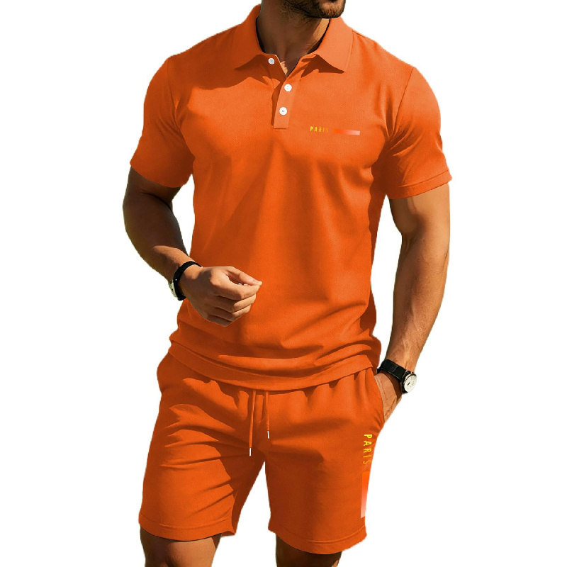 PARIS เสื้อโปโลฤดูร้อนระดับไฮเ - Men'S Fashion Polo Shirt บทวิจารณ์และราคา