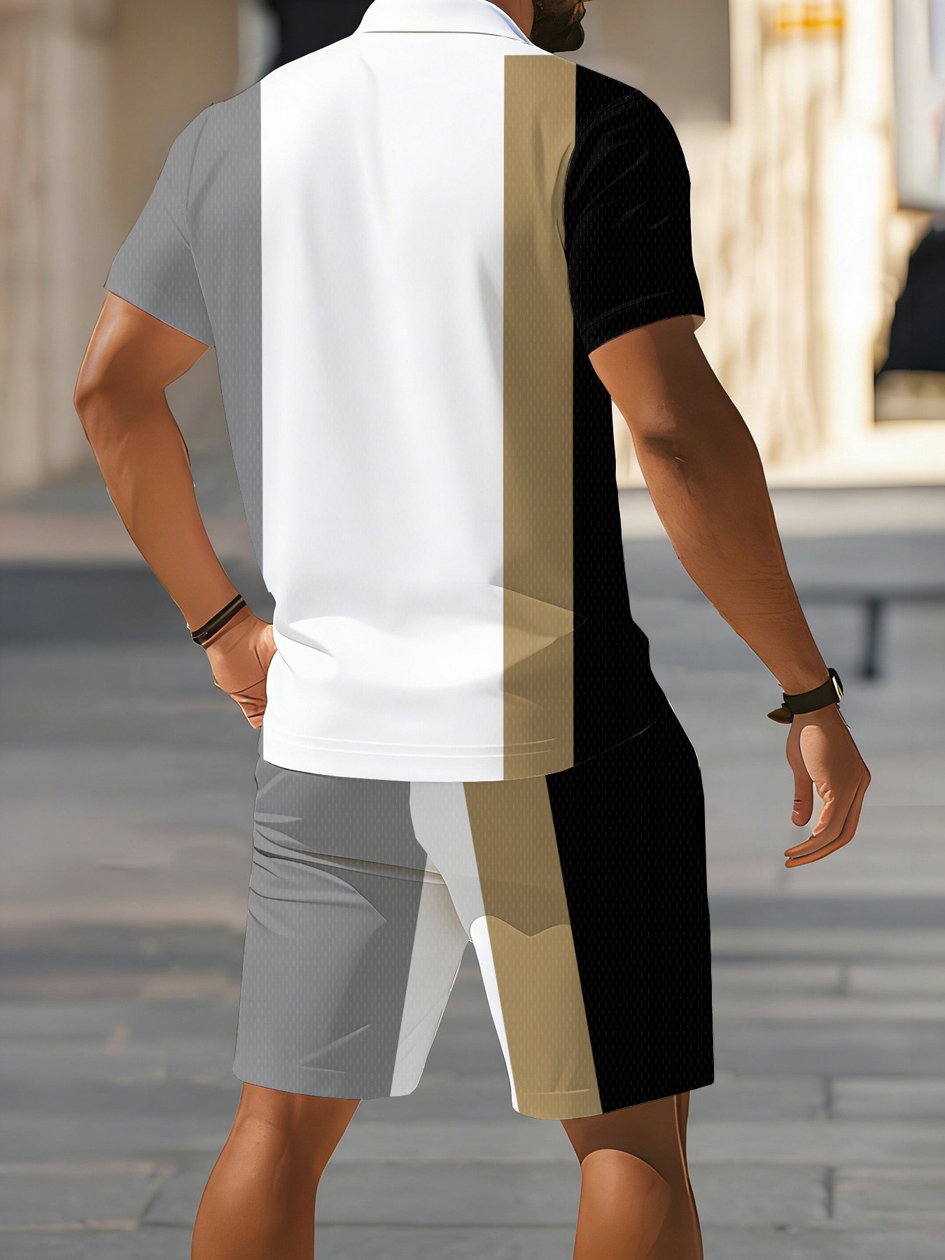 ชุดเสื้อโปโลผู้ชายอเมริกันฤดูร - Men'S Fashion Polo Shirt บทวิจารณ์และราคา