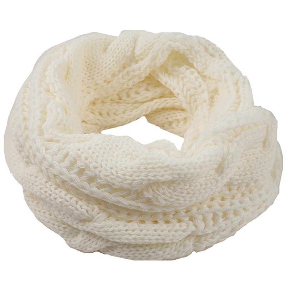 ผ้าพันคอถักสีพื้นเรียบหรู หนาน - Men Scarf Wool บทวิจารณ์และราคา