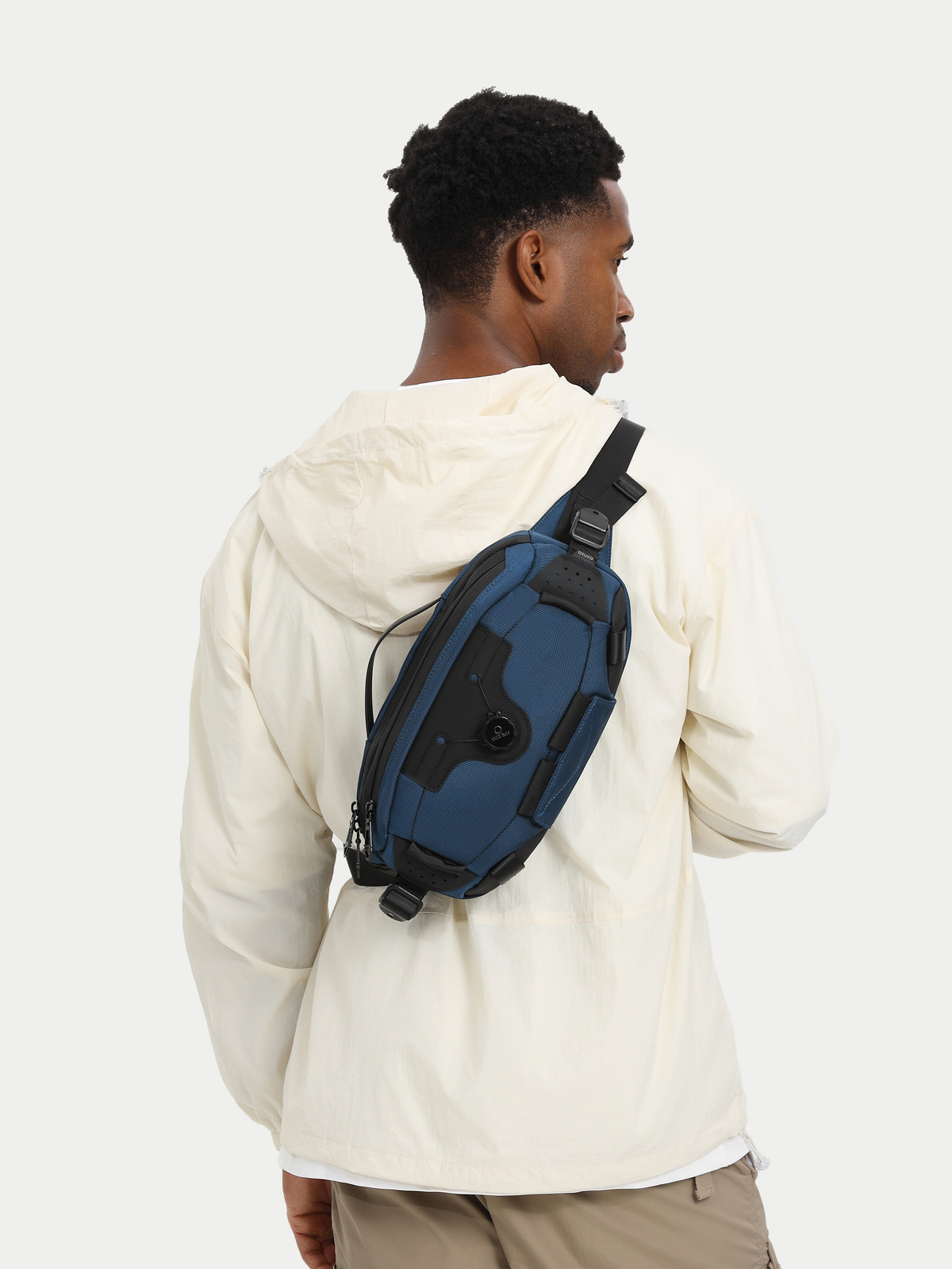 OZUKO กระเป๋าคาดหน้าอกมัลติฟัง - Crossbody Bag Men บทวิจารณ์และราคา