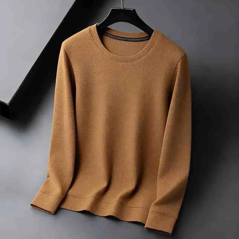 เสื้อสเวตเตอร์คอกลมผู้ชายแบบเร - Knitted Cardigan Men บทวิจารณ์และราคา