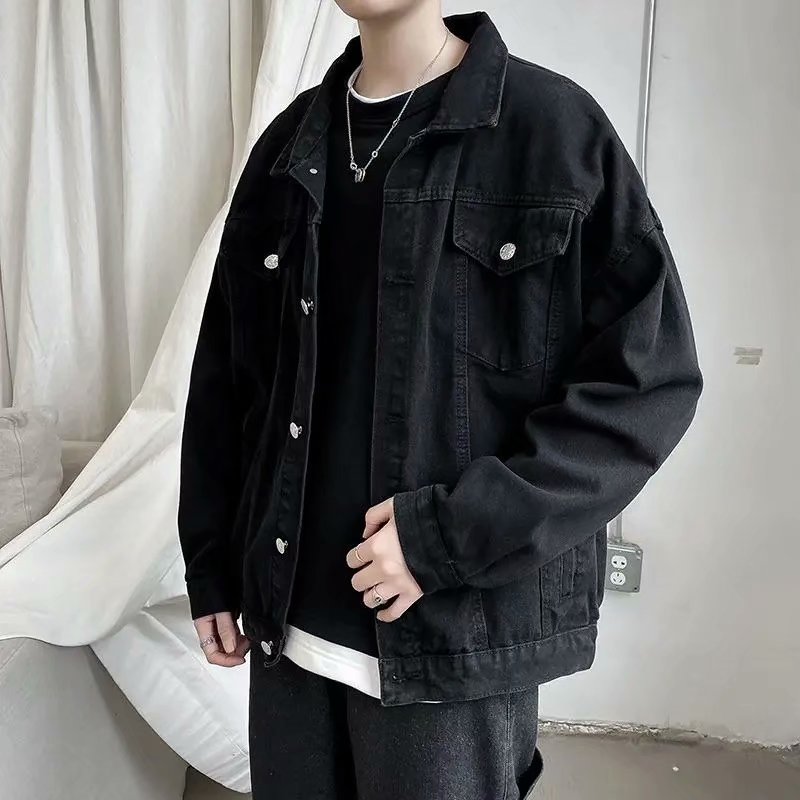 สีดำ Denim แจ็คเก็ตสั้นผู้ชายก - Bomber Jacket Men บทวิจารณ์และราคา
