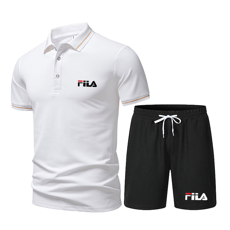 ชุดกีฬา 2 ชิ้นแฟชั่นสำหรับผู้ช - Men'S Fashion Polo Shirt บทวิจารณ์และราคา