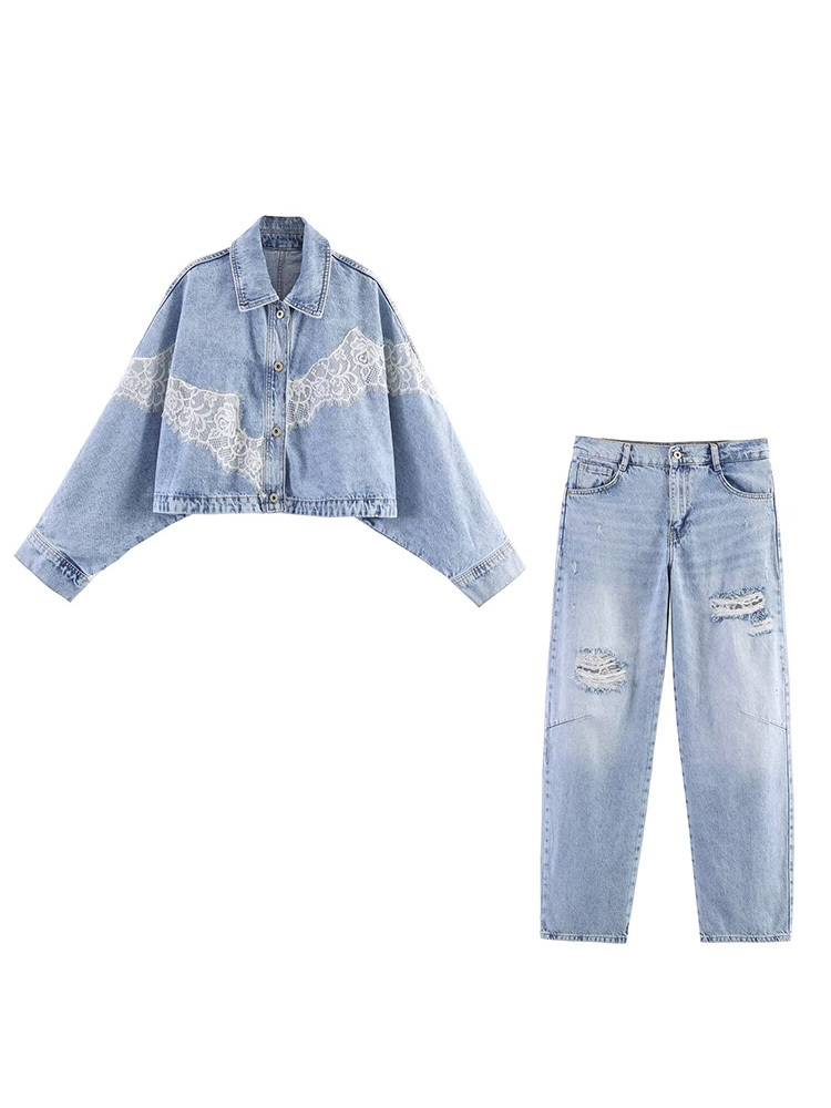 ชุดเซ็ต 2 ชิ้น เสื้อแจ็คเก็ตเด - Denim Jacket Vintage บทวิจารณ์และราคา