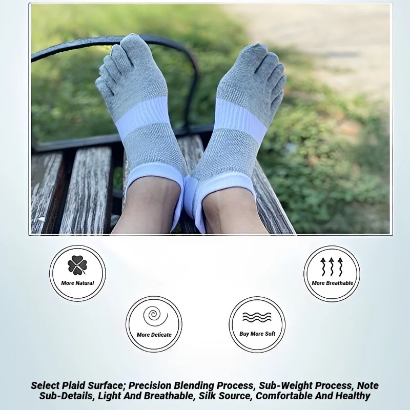 ถุงเท้ากีฬาผู้ชายแบบตาข่าย ระบ - Socks Ankle Men บทวิจารณ์และราคา