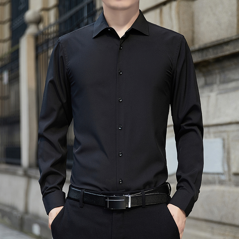 เสื้อเชิ้ตผู้ชายไซส์ใหญ่ สีพื้ - Mens Fashion Clothes บทวิจารณ์และราคา