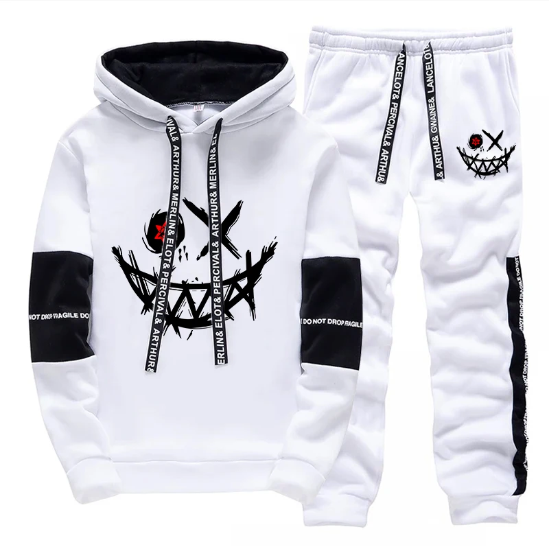 ชุดเซ็ตผู้ชาย/เสื้อฮู้ด/กางเกง - Mens Fashion Casual Outfits บทวิจารณ์และราคา