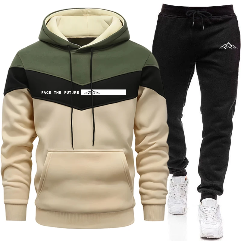 ชุดวอร์มแฟชั่นผู้ชาย เสื้อฮู้ด - Mens Fashion Casual Outfits บทวิจารณ์และราคา